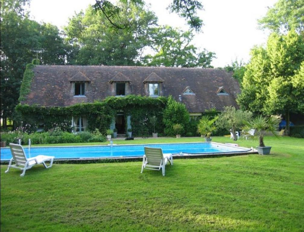 Bed and Breakfast Logis De La Paqueraie Saint-Branchs Exterior foto